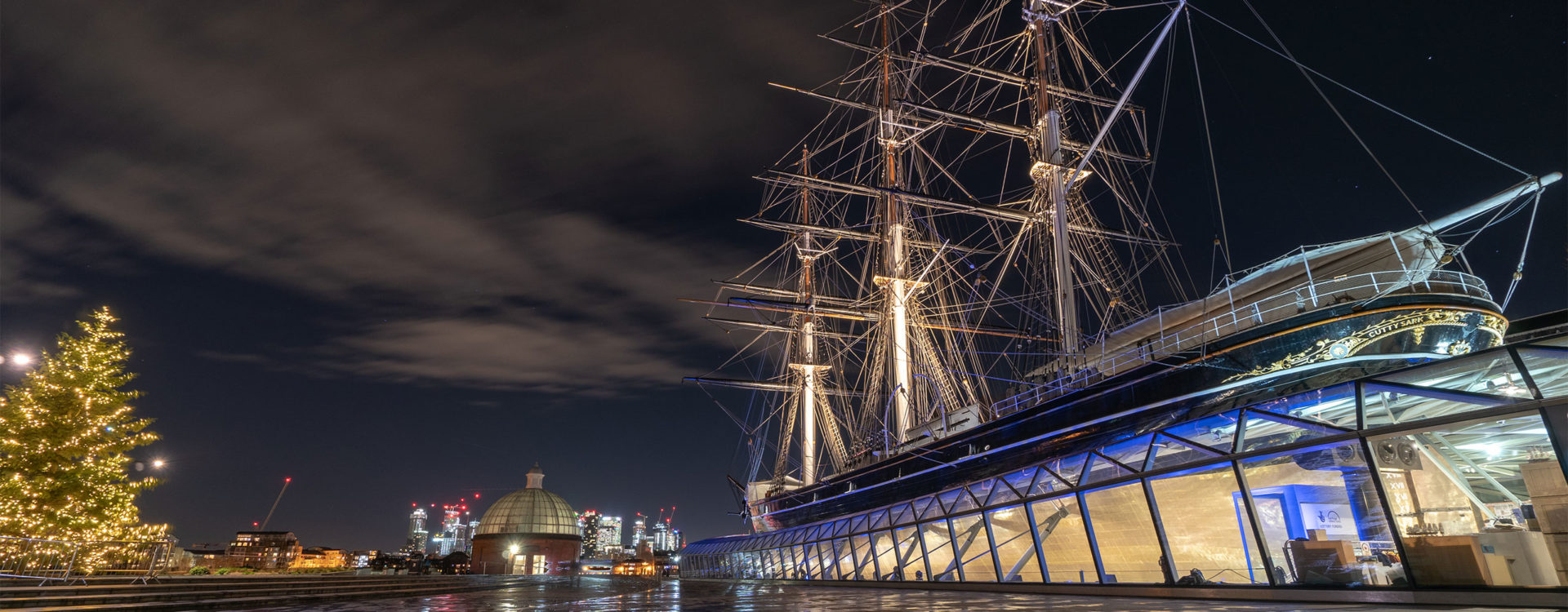 Christmas party at The Cutty Sark