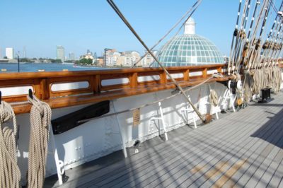 View from the deck of the Cutty Sark