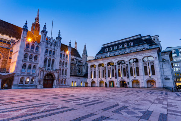 Guildhall at night