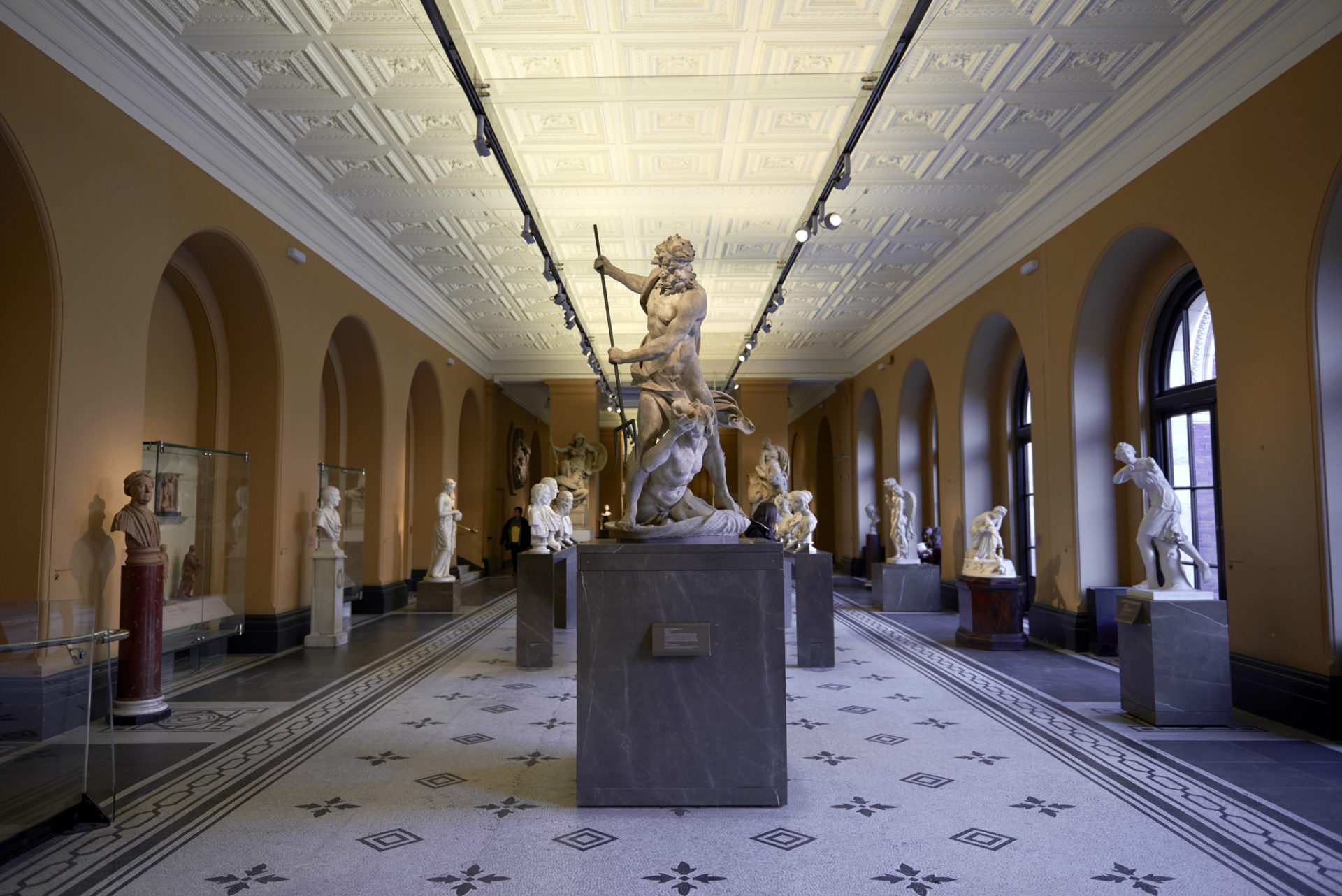 Gallery inside Victoria and Albert Museum in South Kensington