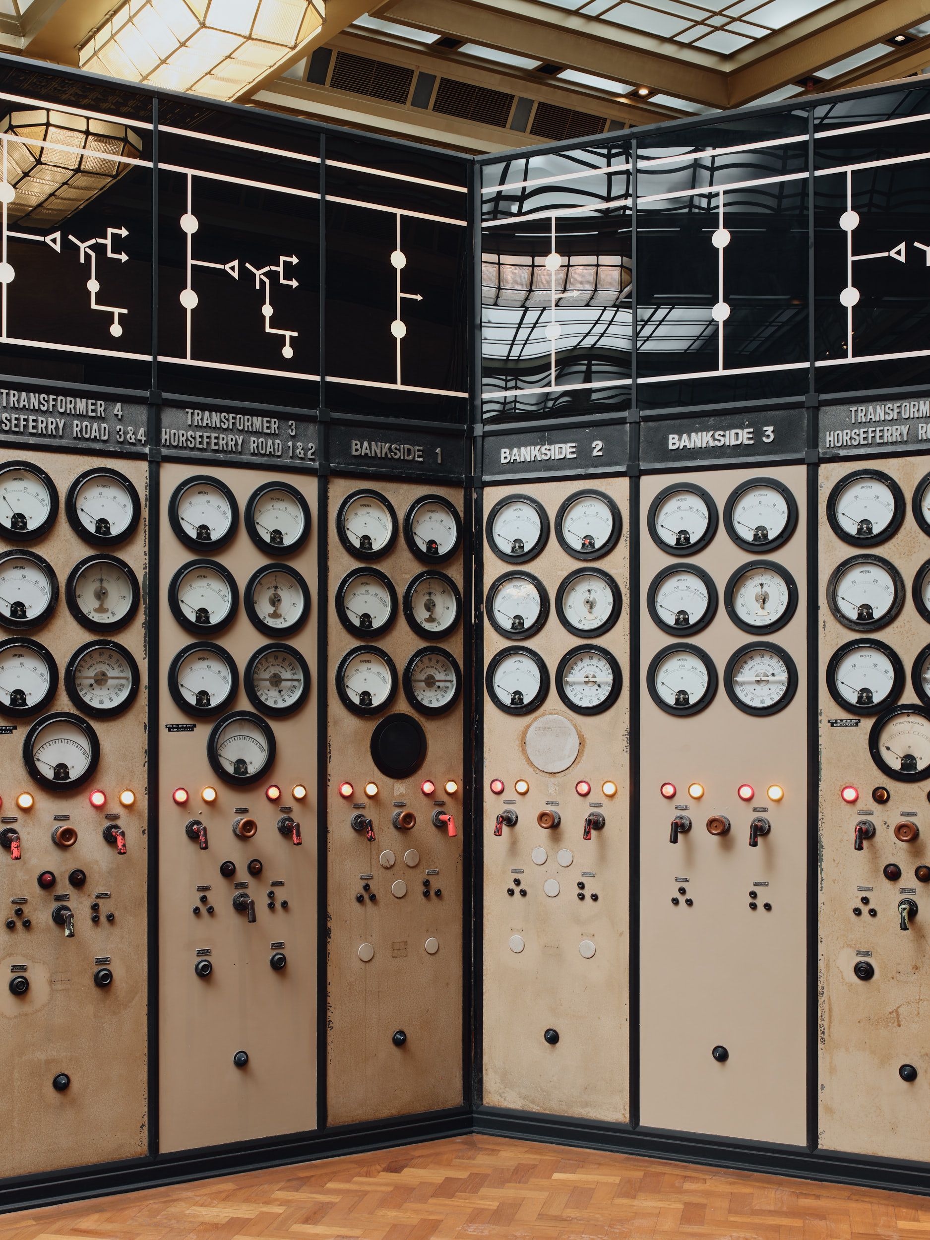 Control Room A at Battersea Power Station